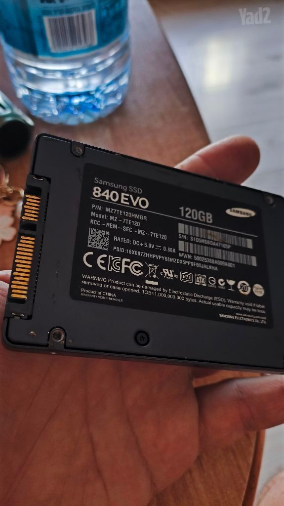 קונן SSD Samsung EVO 120 GB