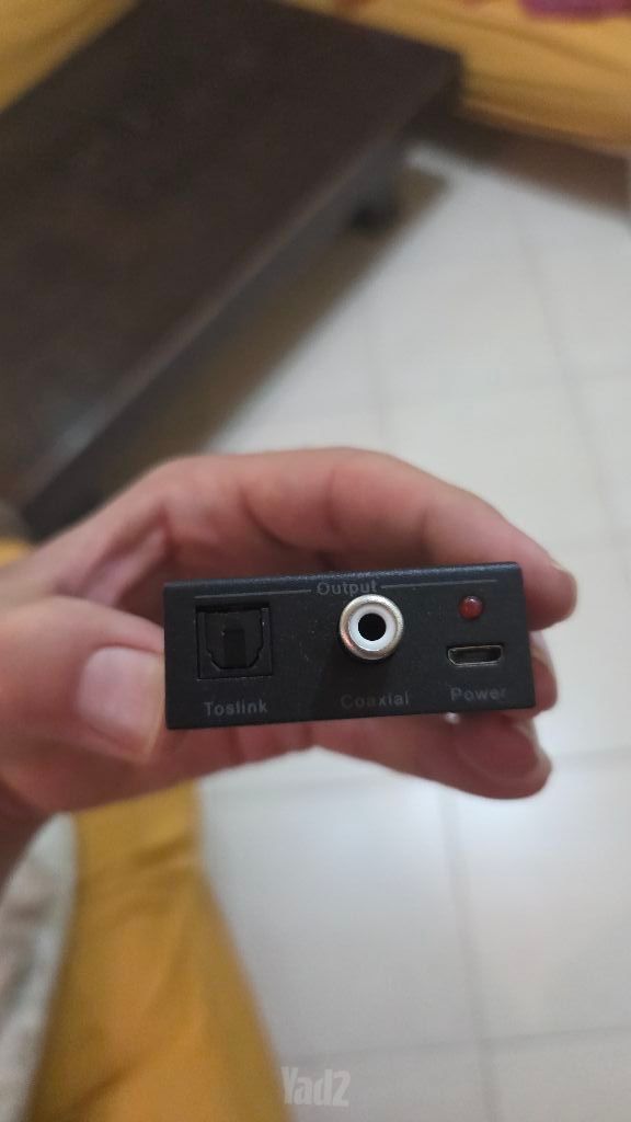 מתאם TOSLINK ל-Coaxial
