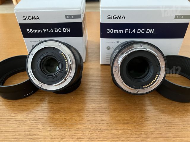 סט Sigma 56/1.4+30/1.4 L-mount