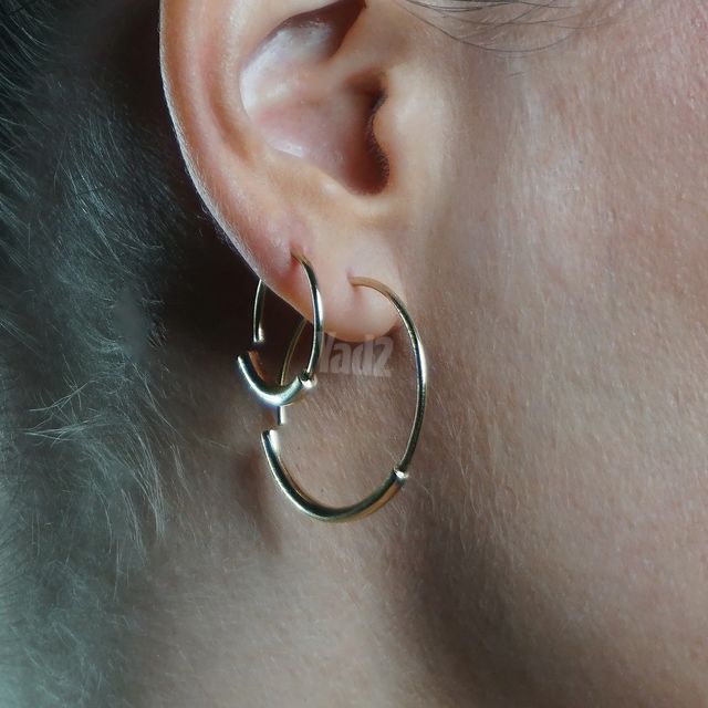 Shuna Loop Large 14K כמו חדש