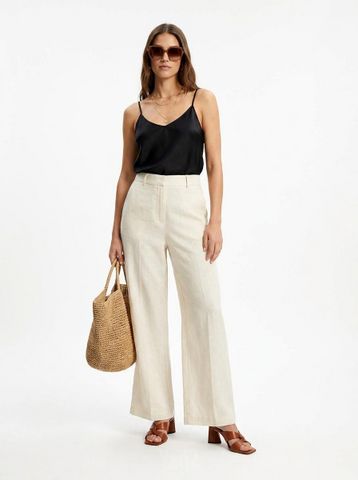 כפכפי עקב אלגנטיים חומים ZARA