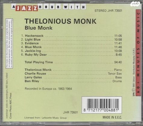 Thelonious Monk Blue Monk