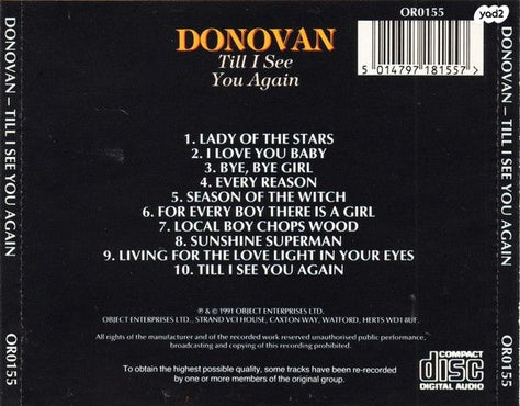 Donovan Till I See You Again
