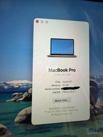 Macbook Pro 13 M1 16GB 2Tb