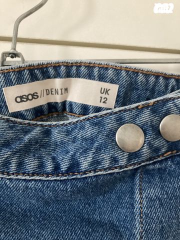 חצאית מעטפת ג׳ינס ASOS מידה 40