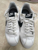 Nike Cortez Leather לבן שחור