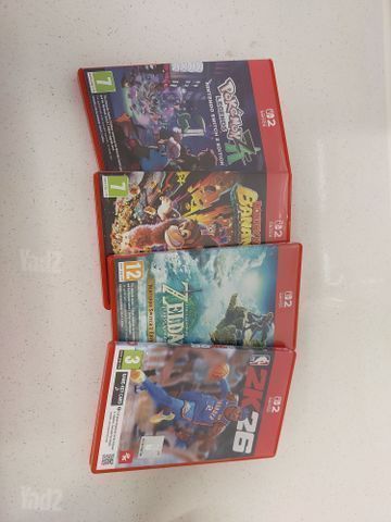 switch 2+ משחקים +שנה אחריות