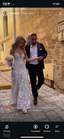 שמלת כלה של המעצבת טל מדינה