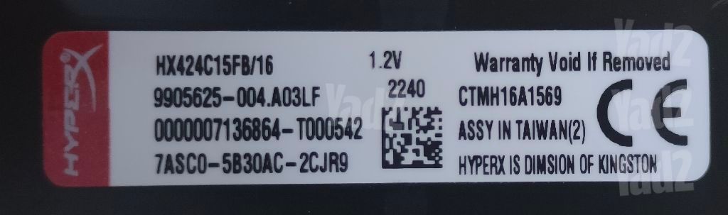 Kingston Fury DDR4@2400 32GB