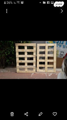 מדפים (הרבה),פלטות  עץ.