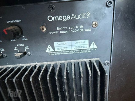 Omega Audio Encore Sub 8–10