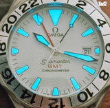שעון Omega Seamaster GMT White