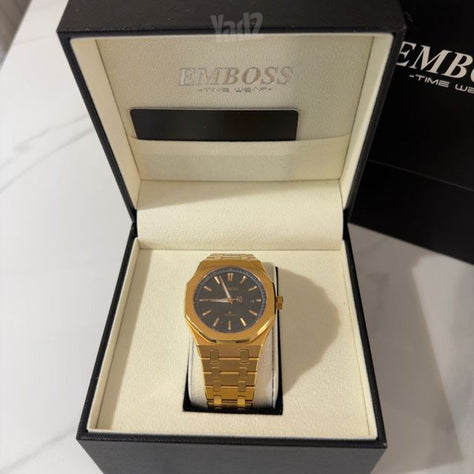 שעון יד לגבר emboss