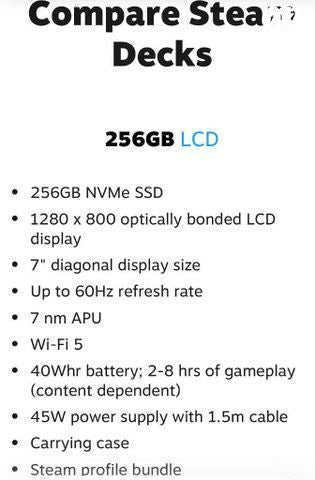 compare steam deskc