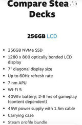 compare steam deskc