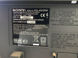 טלוויזיה SONY KDL-40U2000