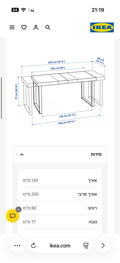 פינת אוכל