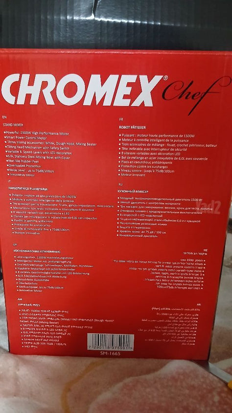 Mixer chromex 6 liter