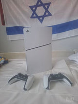 Ps5 slim+2שלטים
