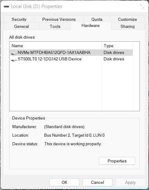 Seagate 0.5TB הרד דיסק  2.5"