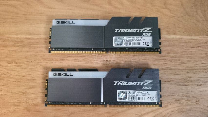 TridentZ 32GB 16×2GB 3200MHz