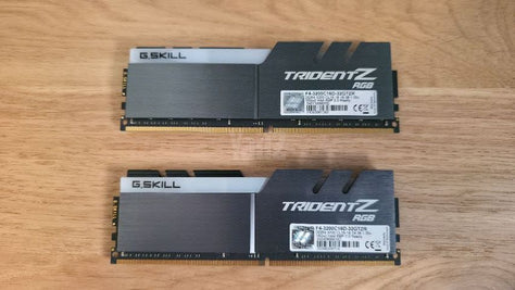 TridentZ 32GB 16×2GB 3200MHz