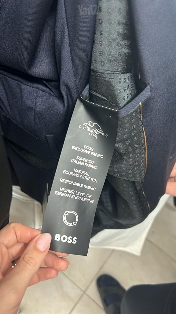 חליפה hugo boss מקורית