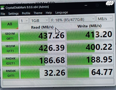 מחשב עם צג i7 12Gb NVMe 512G