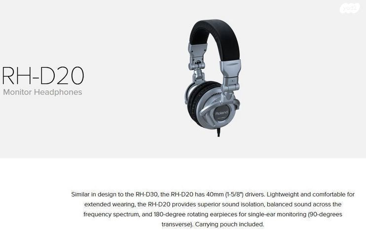 אוזניות  roland rh-d20