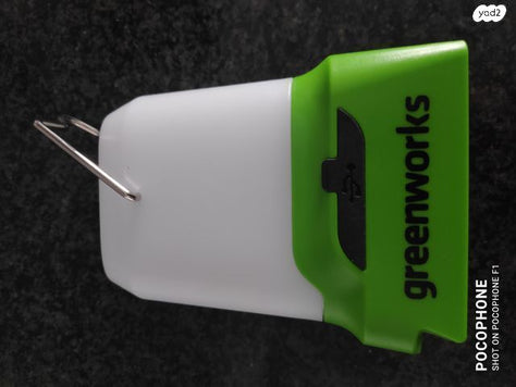 עששית נטענת Greenworks 24V