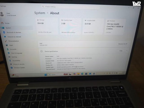 Dell  5421  ,i7  ,32GB ,1TB