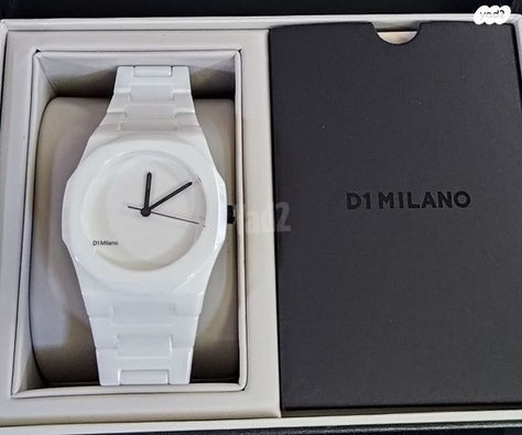 שעון קרמי לבן D1 Milano