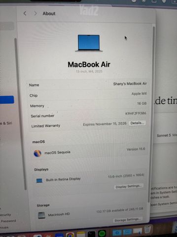 MacBook Air 13" M4