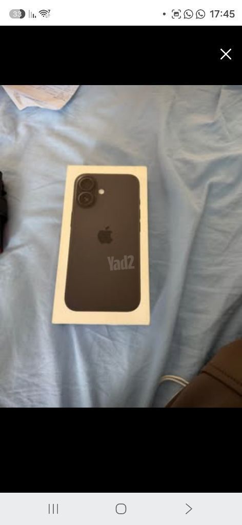 בס"דiPhone 16 שחור 128GB