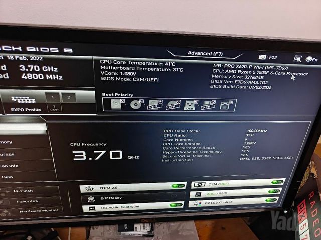 Msi X670-P WIFI