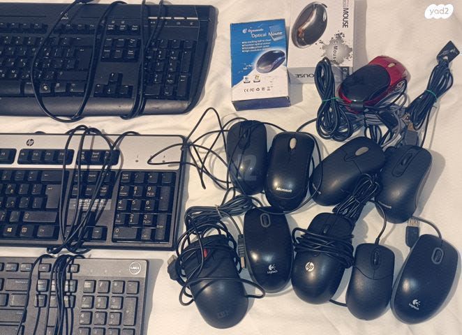 מקלדת ועכבר HP ,Logitech