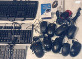 מקלדת ועכבר HP ,Logitech