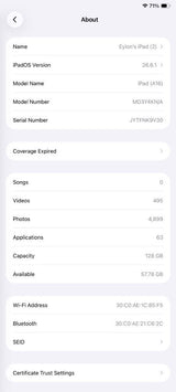 iPad (A16) WIFI 128GB