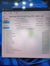 Samsung 970 EVO 2Tb NVMe