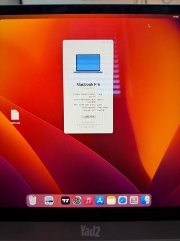 Macbook pro 16” 2019 ומטען אפל