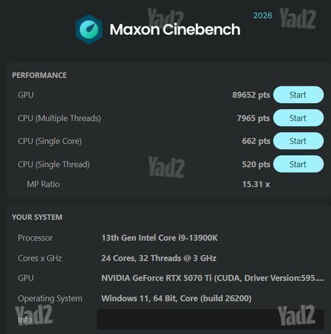 RTX5070Ti i9-13900K 64GB 5TB