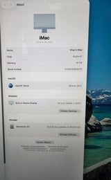 מחשב iMac 24inch - all in one