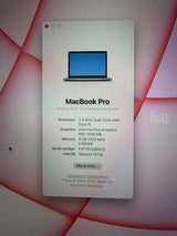 MacBook Pro 13” 2017 i5 8GB