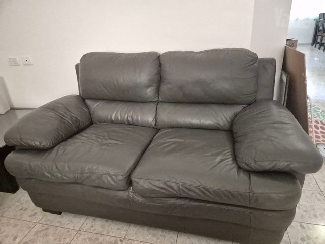 סט ספות עור