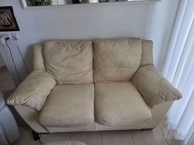 ספה זוגית מעור