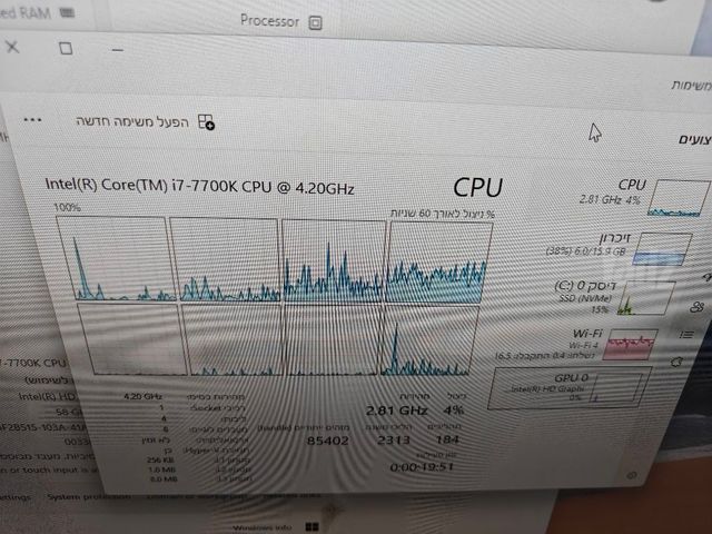 מחשב i7 7700k