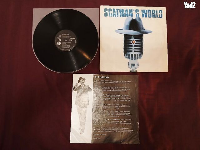 תקליט נדיר "scatman's world"