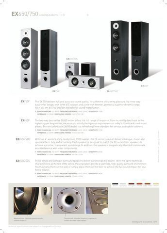 Pure Acoustics  EX-650 Speaker