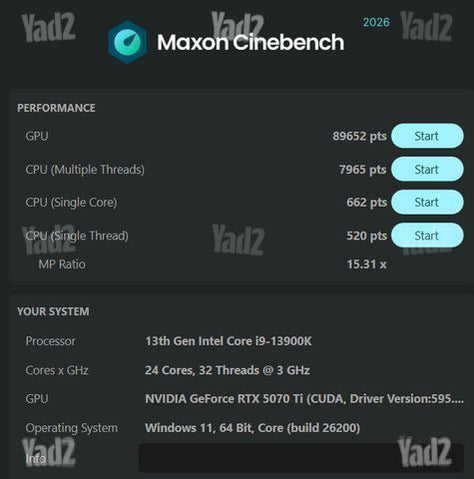 RTX5070Ti i9-13900K 64GB 5TB