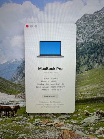MacBookPRO M1 1TB 16GB RAM